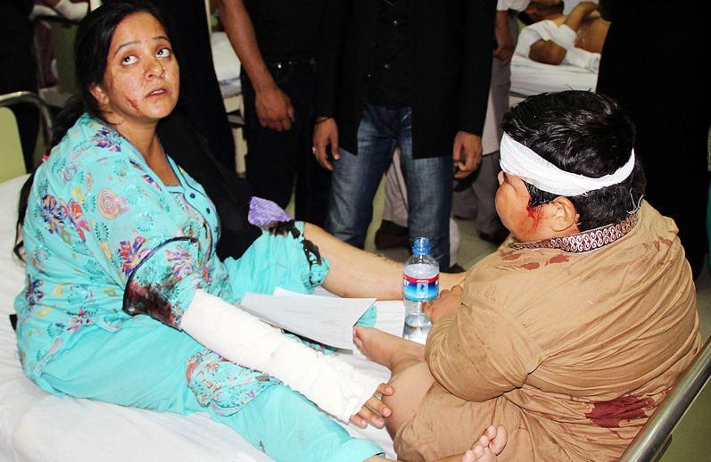 Bomb Blast women in Meyo Hospital