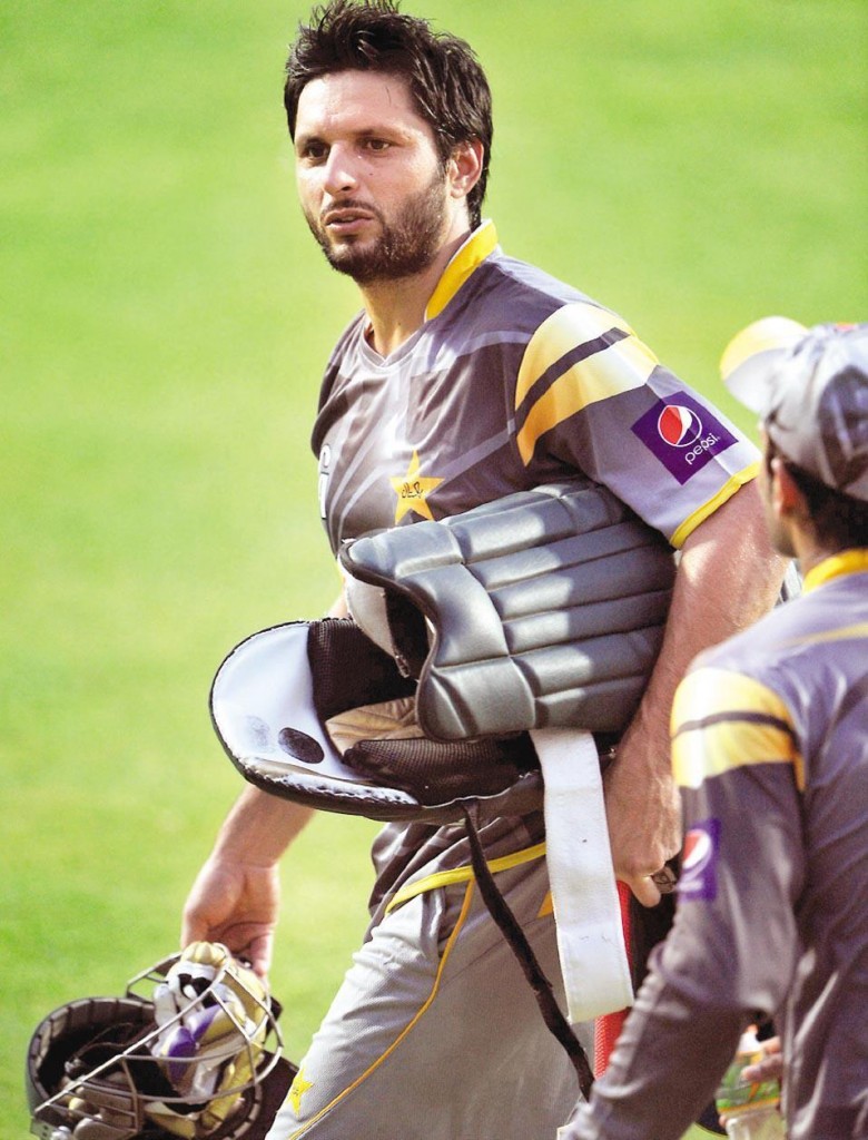 Pakistan vs Australia Shahid Afridi in sharja