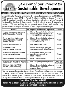 association for gender awareness and human empowerment Jobs
