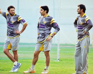 Shahid Aftidi and Misbah ul haq