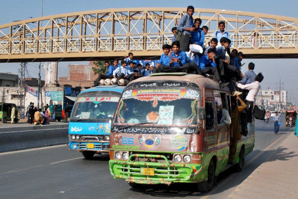 Public Transport Less for Students in Lahore