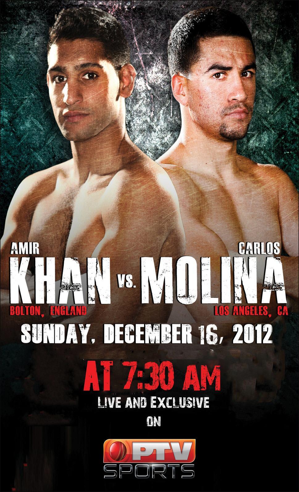 Amir khan vs Carlos Molina