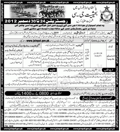 Join-Pakistan-Air-Force-PAF-As-Ground-Combatiers-GC-2012