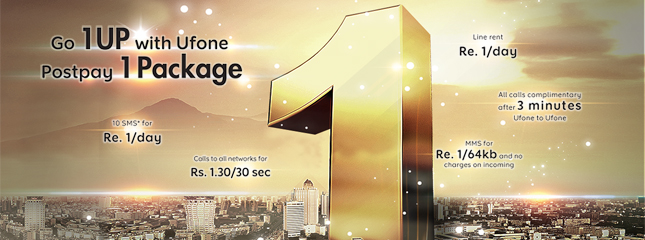 Ufone Telecom Announces Postpaid 1 Package for Prepaid Customers