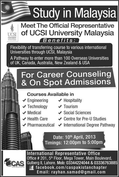Study in Malaysian Universities for Pakistani Students