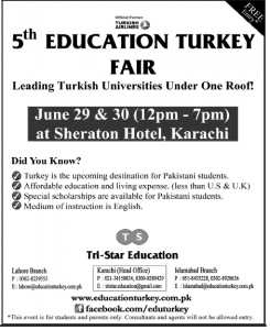 5th education Turkey Fair 2013