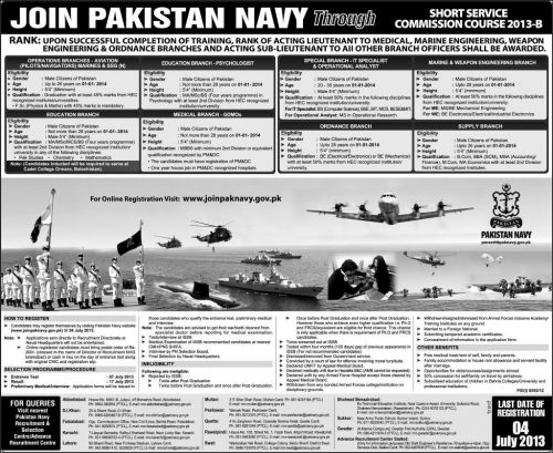 Joinpaknavy July 2013