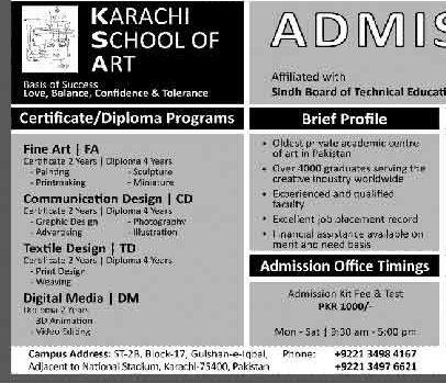 Karachi-School-of-Art-Admission