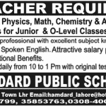Teaching Jobs in lahore december