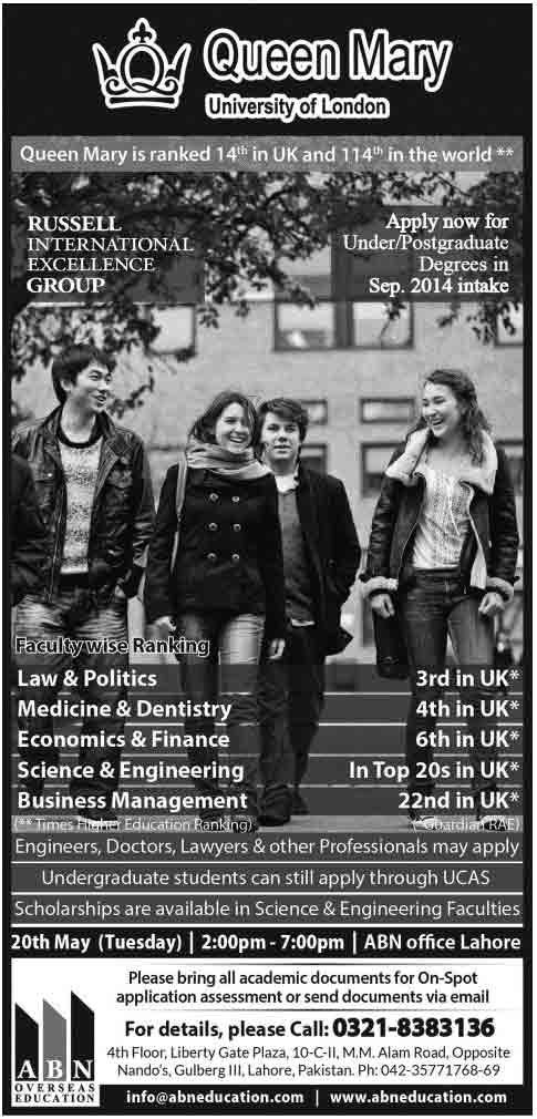 Queen-Mary-University-Admissions-2014
