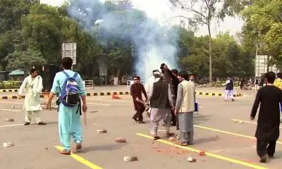 PU Lahore Student Fight