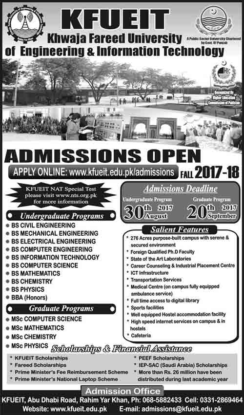KFUEIT-Admissions