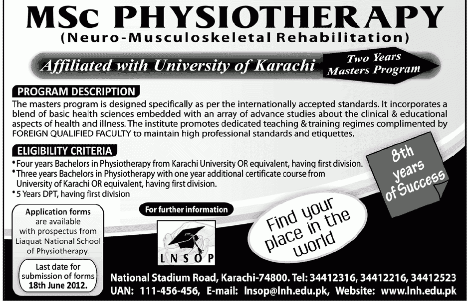 Admission Session 2019 Liaquat National Hospital & Medical College