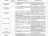 Jobs in Lahore Transport Company September-2012