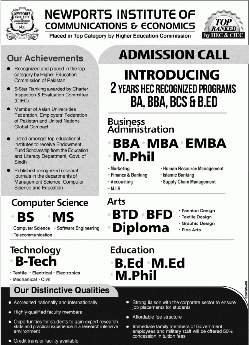 Newports Institute of Communications and economics