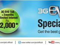 3G EVO Tab Special EID Offer Unlimited Internet