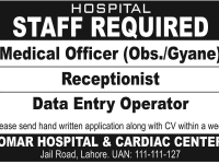 Omar Hospital and Cardiac Center Jobs in Pakistan
