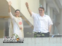 karismarandhir on saif and kareena wedding day