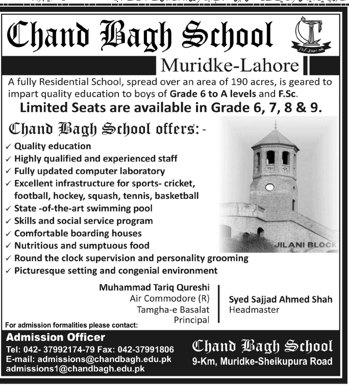 chand bagh school