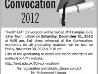 umt convocation 2012