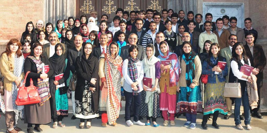 Government College University Top Position Holders Group Photo