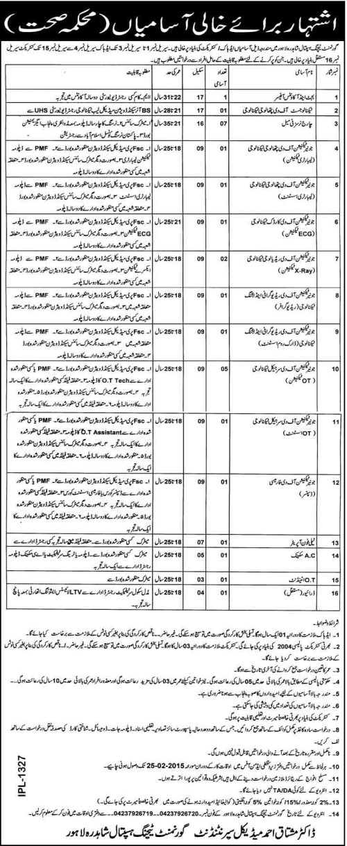 govt-teaching-hospital-Jobs-2015