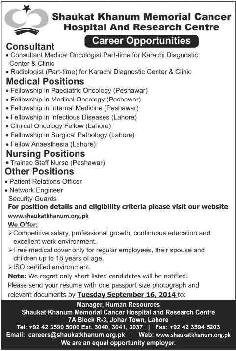 shaukat-khanum-jobs-2014