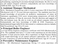 Jobs in Olympia Chemicals Limited Lahore 2013