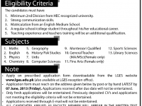 Faculty-Jobs-Lahore-Garrison-Education-System