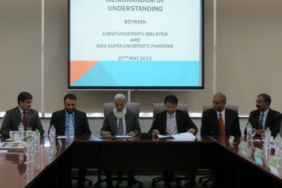 DHA University Admission 2013