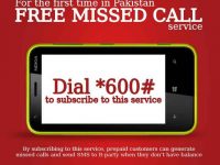 Mobilink Introduce Free Missed Call and SMS service