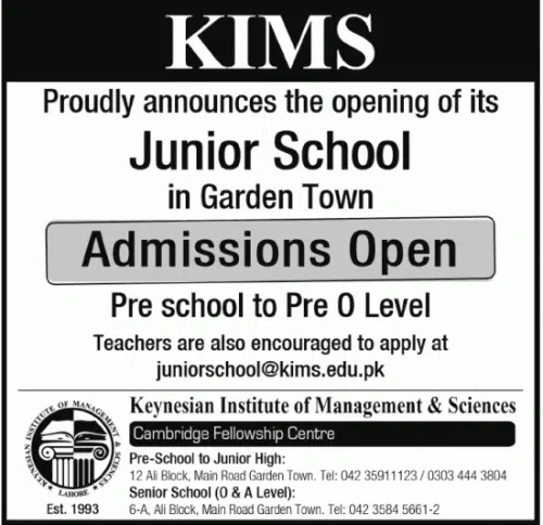 juniorschool Admission June 2016