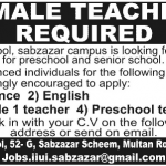 Female Teachers Required 2013