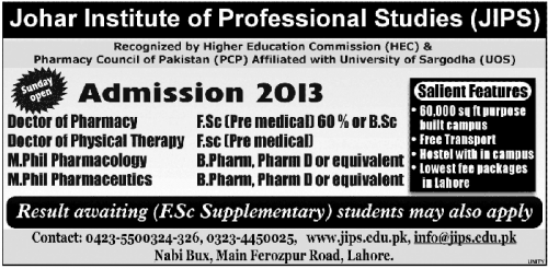 Johan-Institute-Admissions