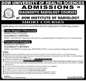 Dow-University-Short-Courses-2019