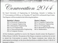 Sir Syed University Convocation 2014