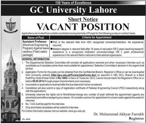 Assistant-Professor-Electrical-Jobs