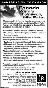 Labour jobs in canada for pakistanis