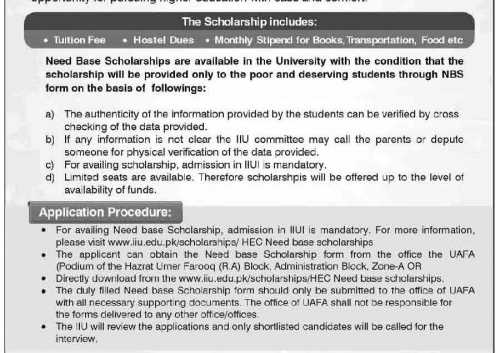 Scholarships-for-Islamabad-students