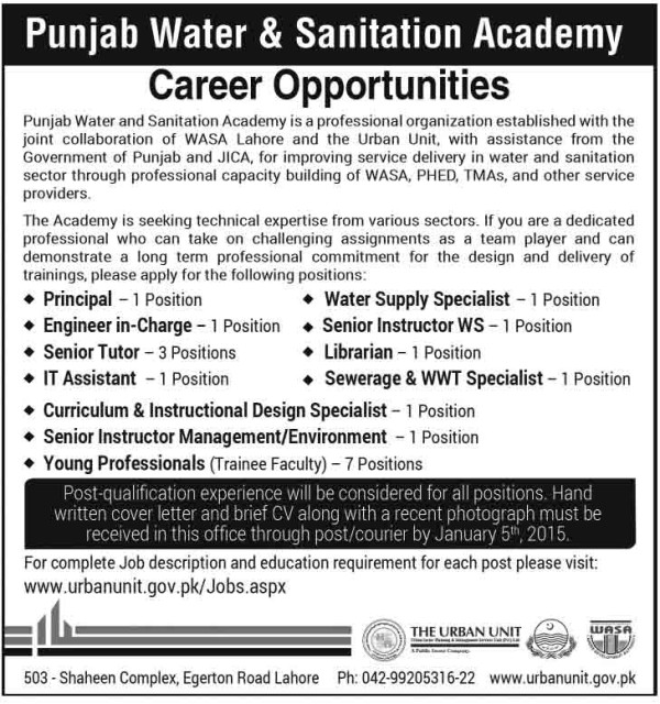 Wasa-Lahore-Jobs