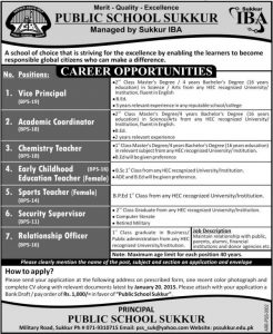 public-school-sukkur-jobs
