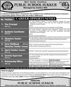 public-school-sukkur-jobs