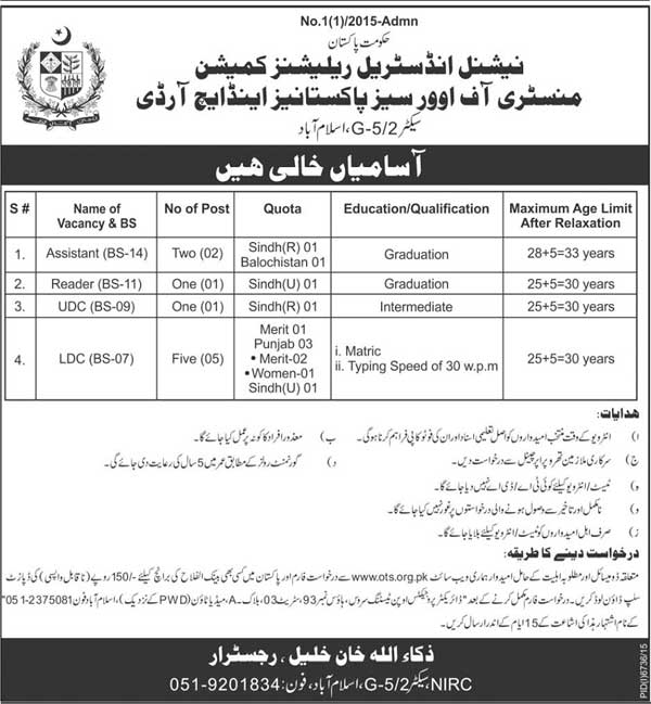 jobs-in-national-industrial relationship commission