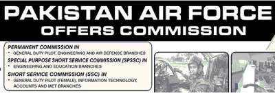 PAF Jobs Government of Pakistan 2019
