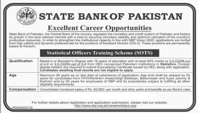 SBP Jobs Training Scheme