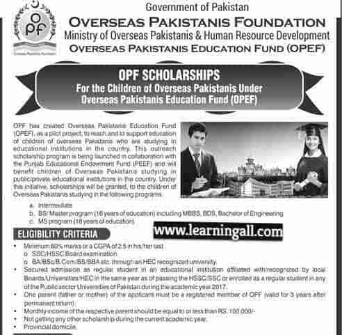 OPF-Scholarships