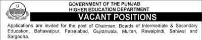 Chairman-Bise-Jobs-in-Punjab