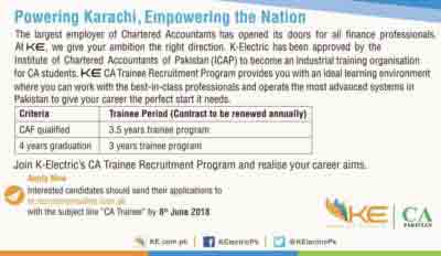 k-electric-trainee-program