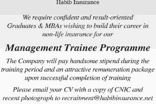 Habib-Insurance-Management-Trainee-Program
