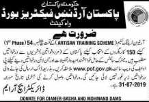 POF Artisan Training Scheme 2020 Apply Online Monthly Stipend POF-Training-Program